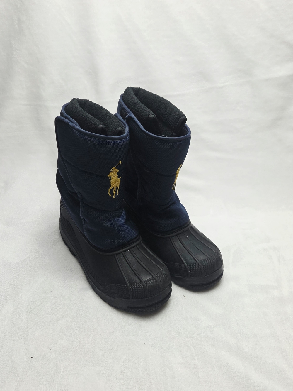 Polo by Ralph Lauren Kids Navy & Black Winter Snow Boots